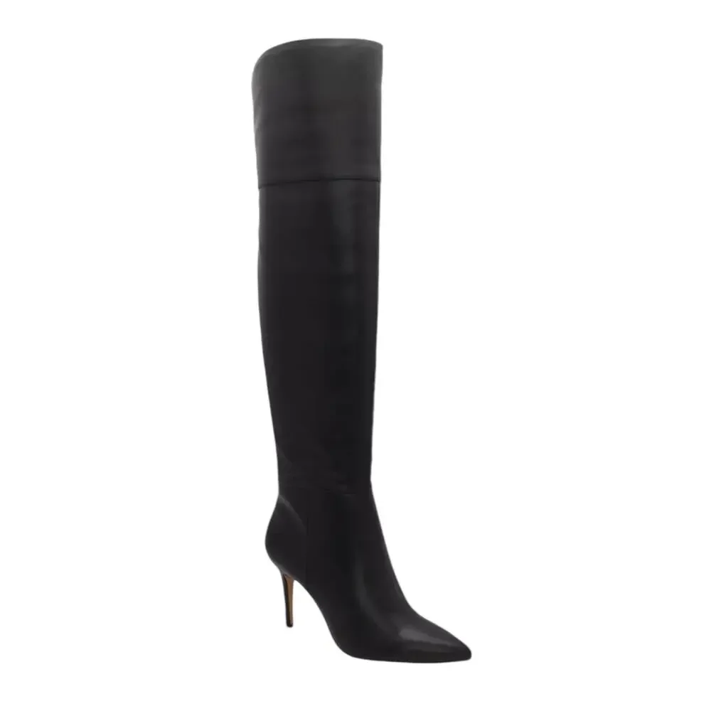 Jessica Simpson Women's Adysen Pointed Toe Over The Knee Boots Black Size 5 1/2
